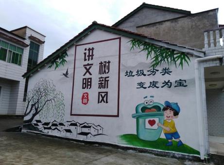 平阳墙绘是现在流行的墙体广告