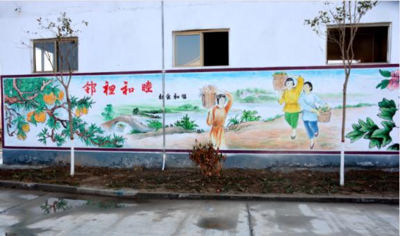 平阳乡镇文化墙 乡风文明焕发新活力