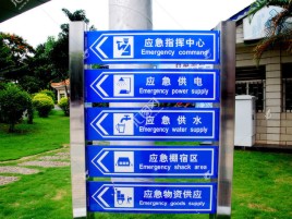 平阳标识导向系统设计需要掌握的四大元素